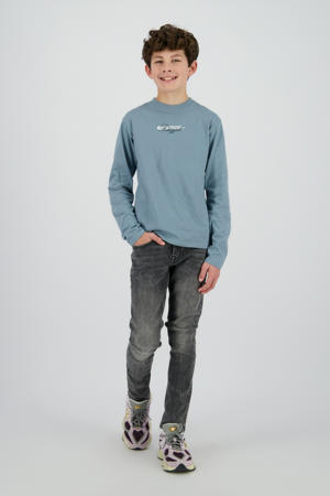 longsleeve lichtblauw