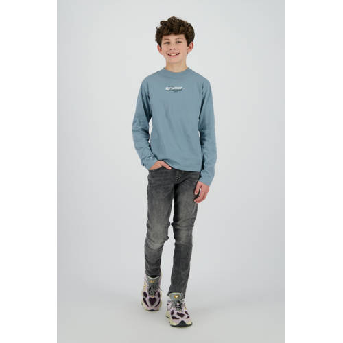 Raizzed longsleeve lichtblauw afbeelding