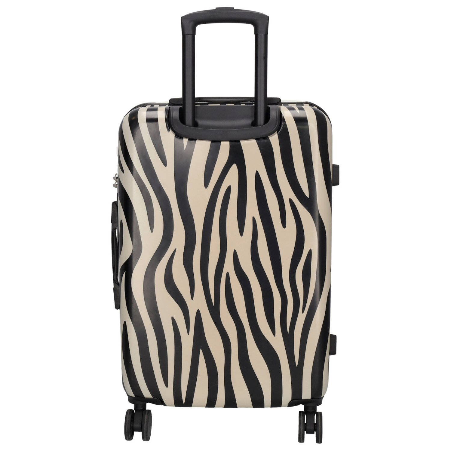 Zebra Trends trolley Animal 66 cm. met zebraprint beige zwart