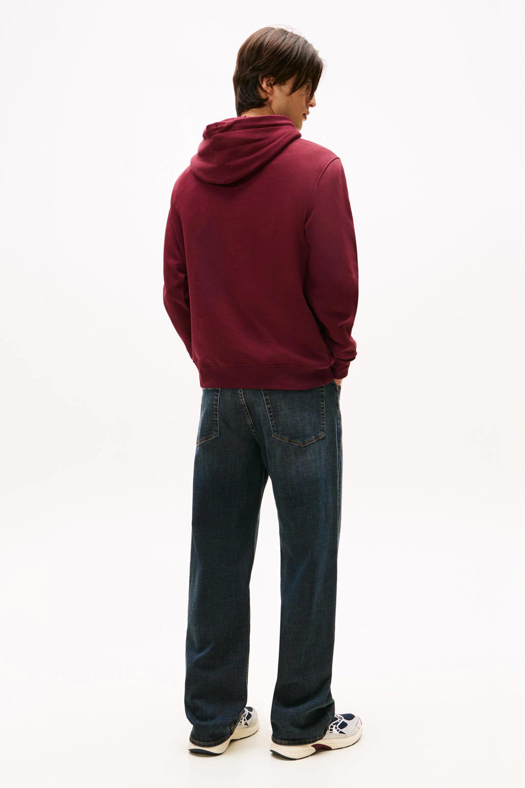 Tommy Jeans hoodie rood