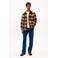 Tommy Jeans geruit overshirt bruin
