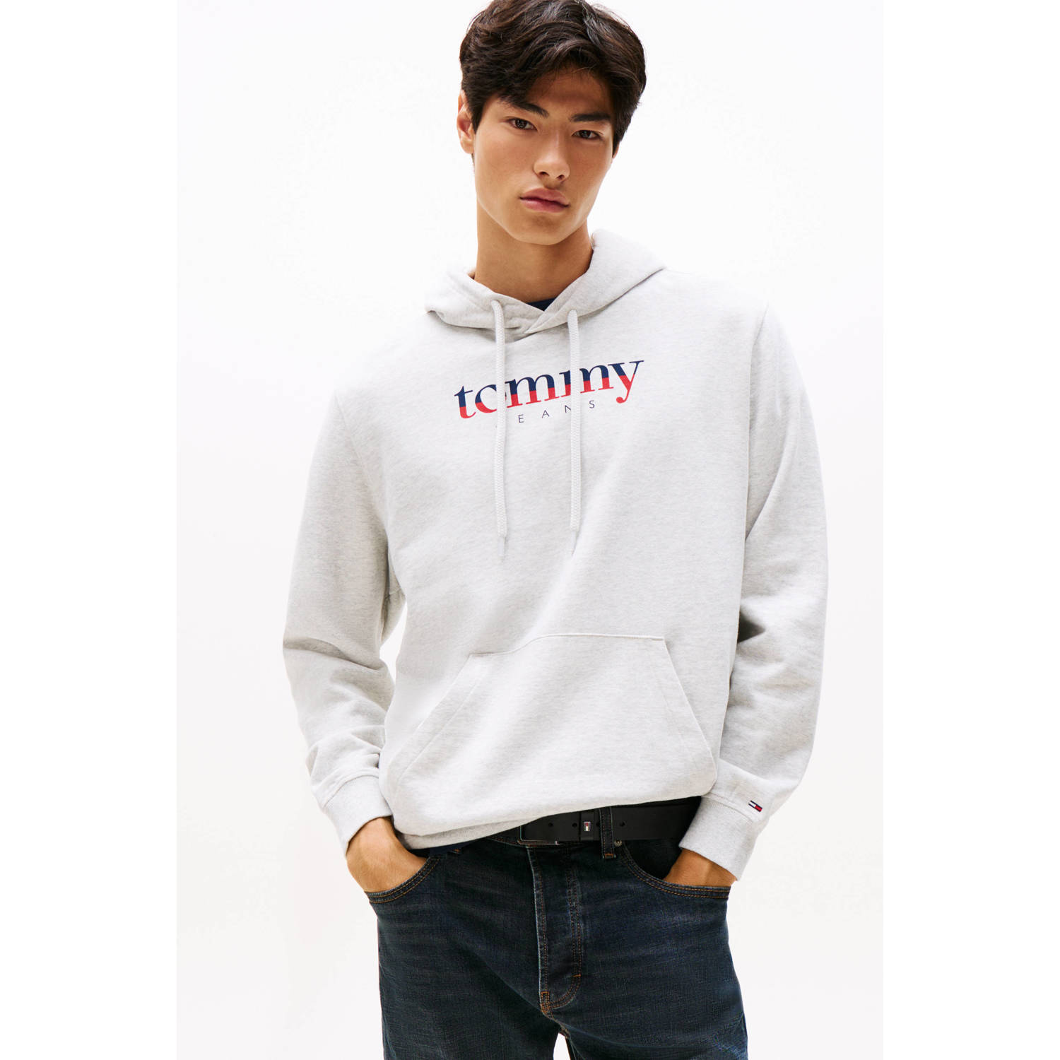 Tommy Jeans Regular fit hoodie van puur katoen