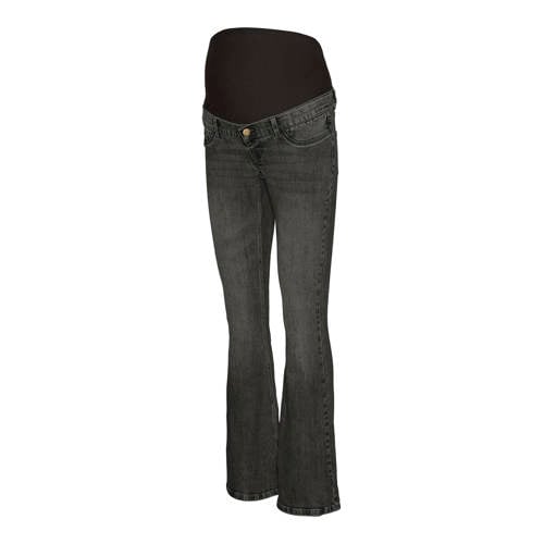 VERO MODA MATERNITY zwangerschapskleding flared jeans grey denim afbeelding