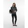VERO MODA MATERNITY zwangerschaps trui met hartjes grijs melange gebreid