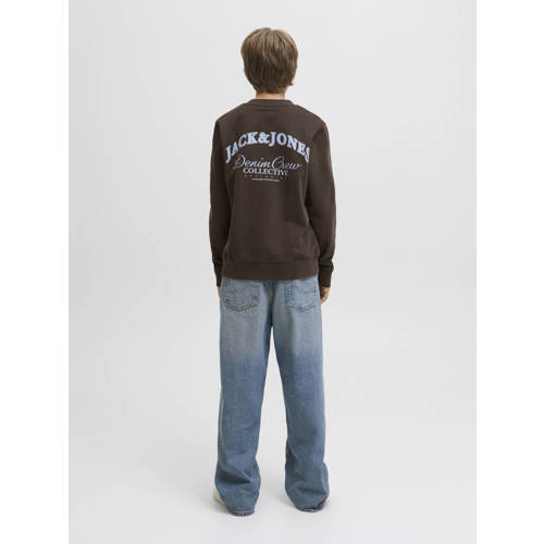JACK & JONES JUNIOR sweater donkerbruin afbeelding