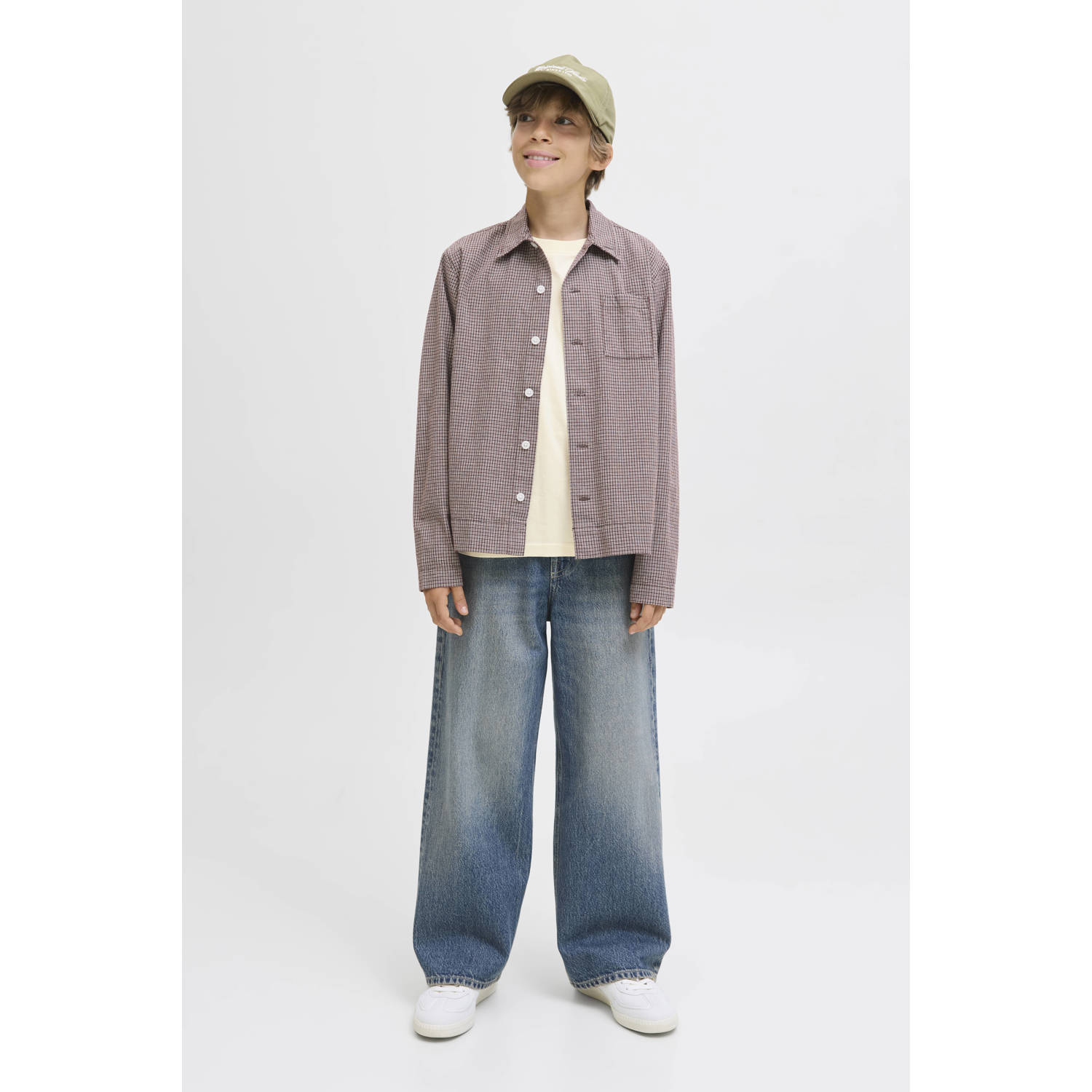 JACK & JONES JUNIOR longsleeve ecru