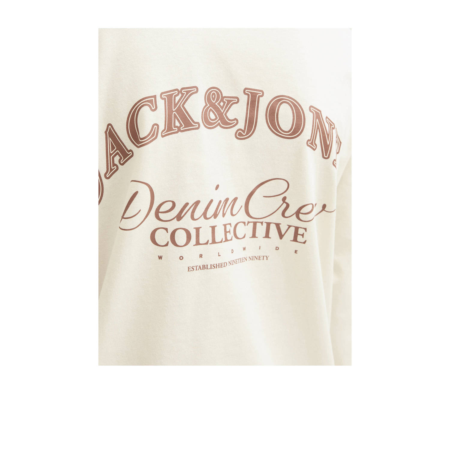 JACK & JONES JUNIOR longsleeve ecru
