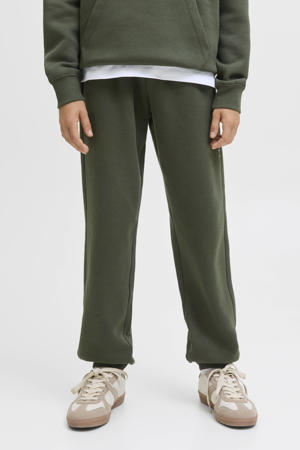 slim sweatpants donkergroen