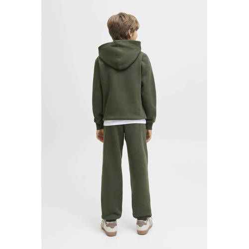 JACK & JONES JUNIOR slim sweatpants donkergroen afbeelding