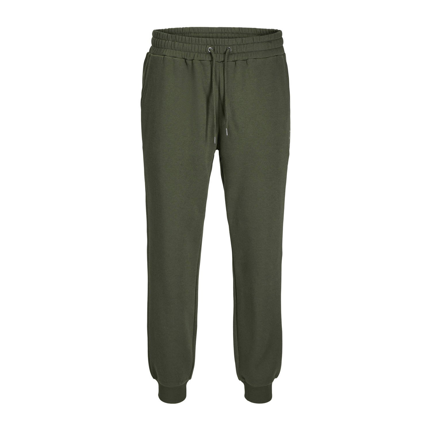 JACK & JONES JUNIOR slim sweatpant donkergroen