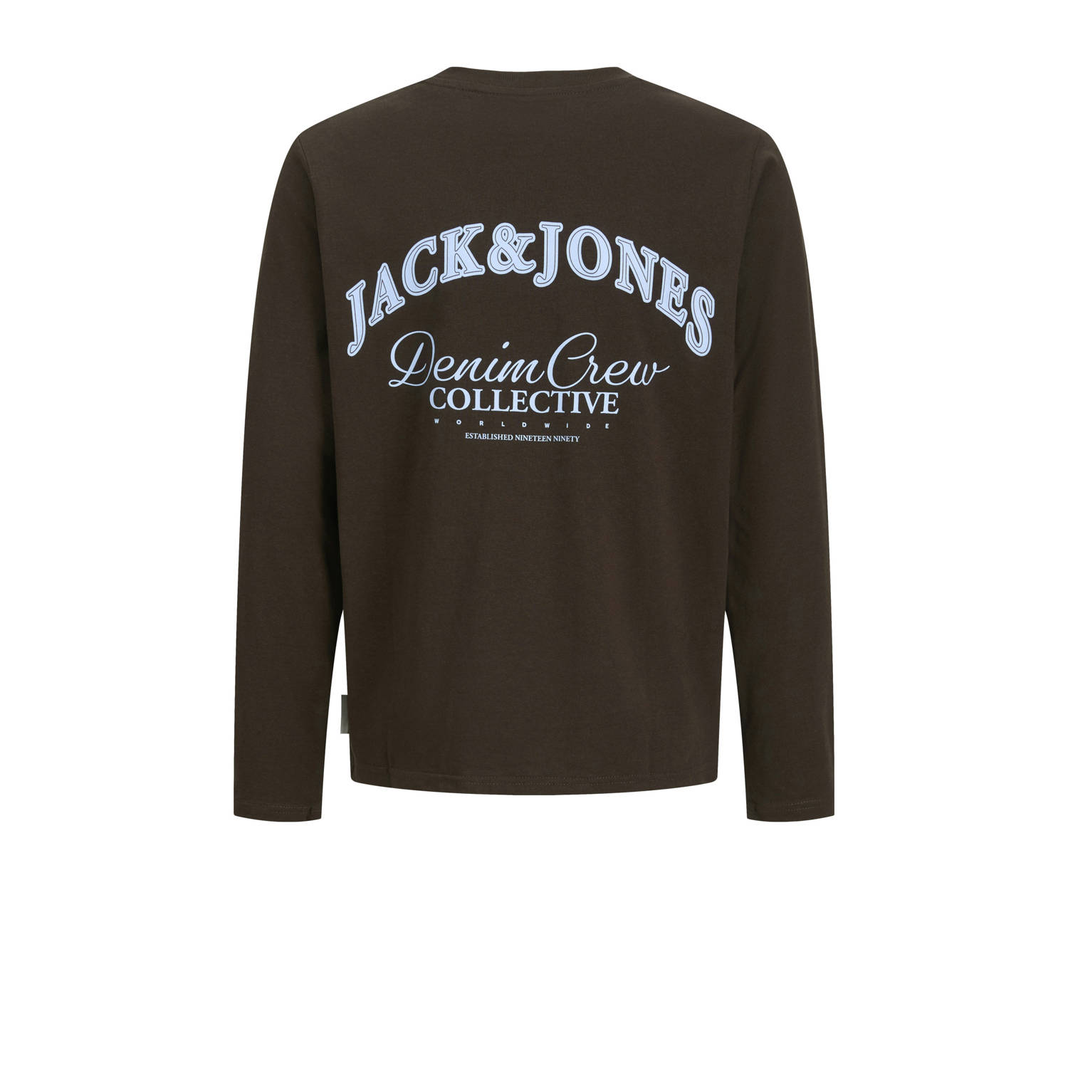 JACK & JONES JUNIOR longsleeve donkerbruin