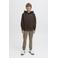 JACK & JONES JUNIOR hoodie donkerbruin