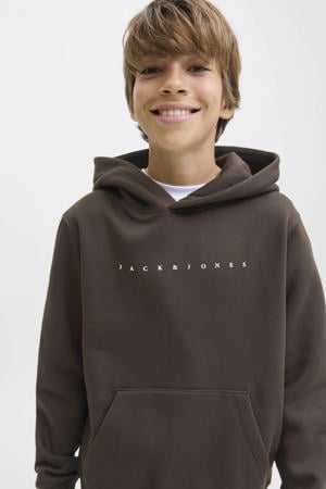 hoodie donkerbruin