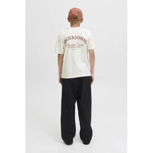 JACK & JONES JUNIOR T-shirt met backprint wit afbeelding