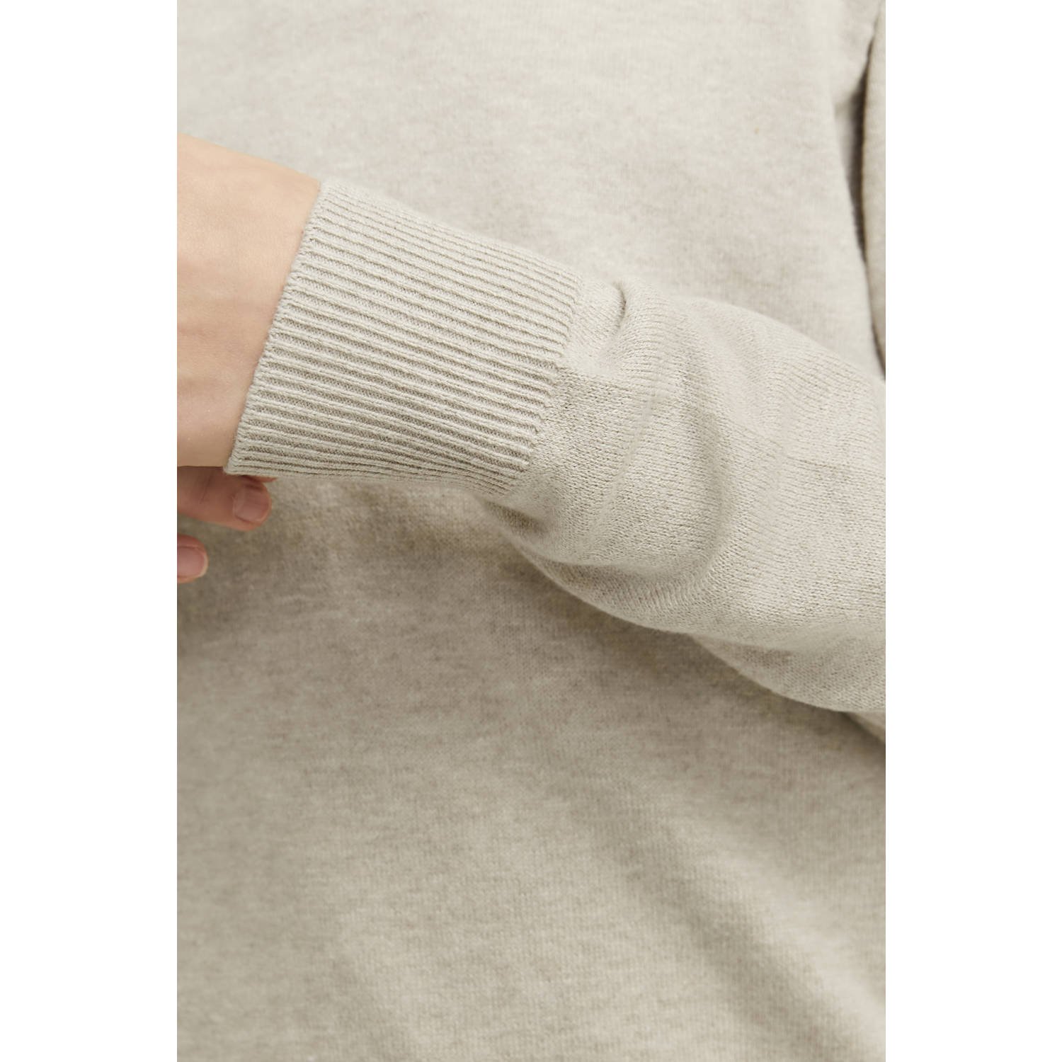 JACK & JONES JUNIOR trui ecru fijn gebreid