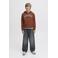 JACK & JONES JUNIOR hoodie roestbruin