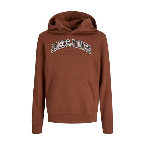 JACK & JONES JUNIOR hoodie roestbruin afbeelding