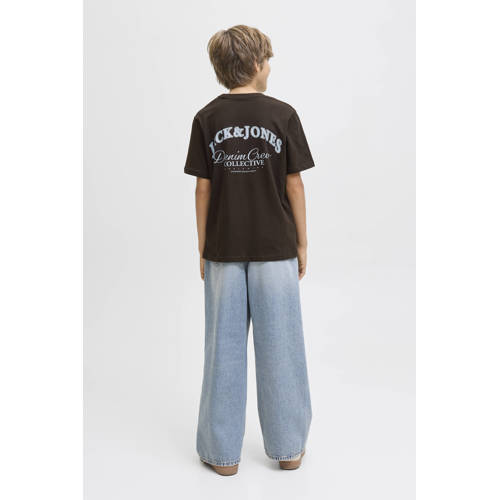 JACK & JONES JUNIOR T-shirt met backprint zwart afbeelding