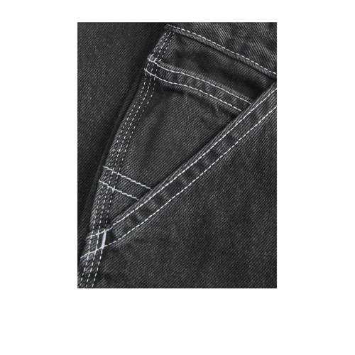 JACK & JONES JUNIOR carpenter loose jeans black denim afbeelding