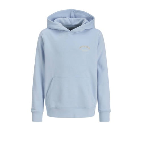 JACK & JONES JUNIOR hoodie met backprint lichtblauw afbeelding