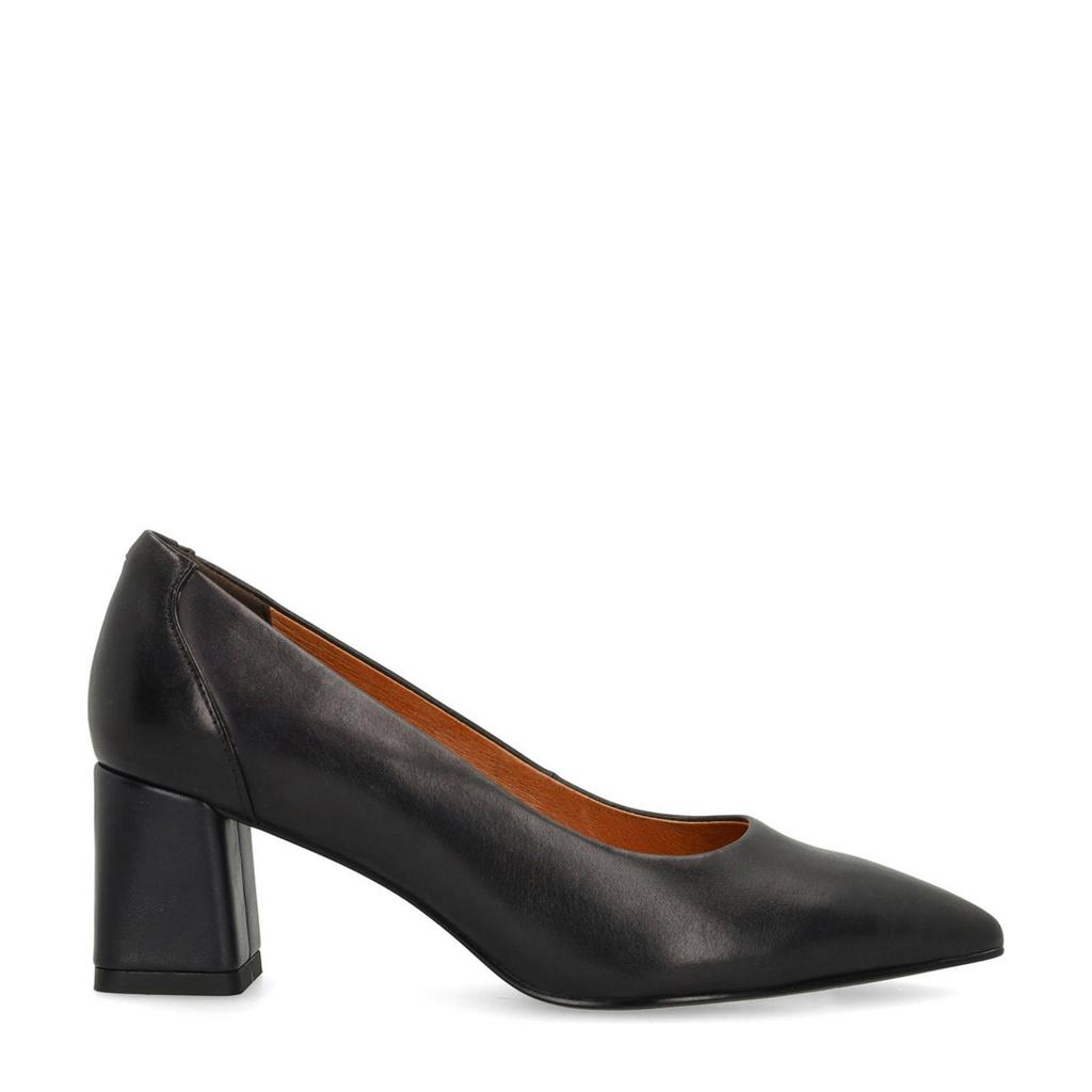 Donkerblauwe dames No Stress leren pumps