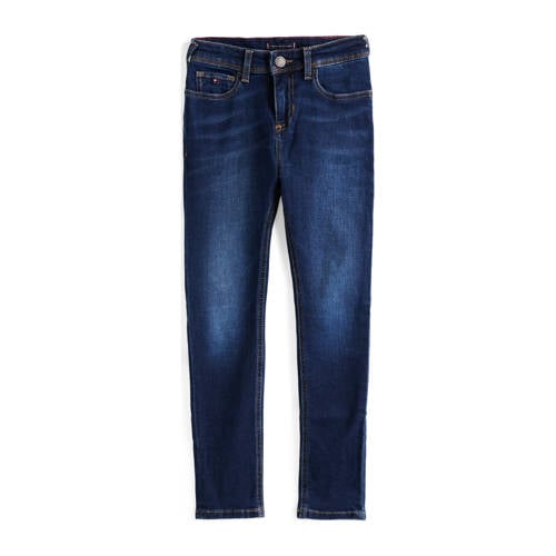 Tommy Hilfiger regular fit jeans dark blue denim afbeelding