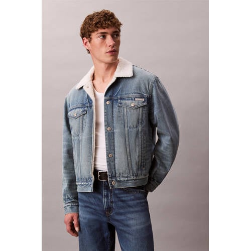 CALVIN KLEIN JEANS denim spijkerjas lichtblauw afbeelding