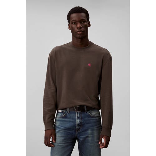 CALVIN KLEIN JEANS sweater bruin afbeelding