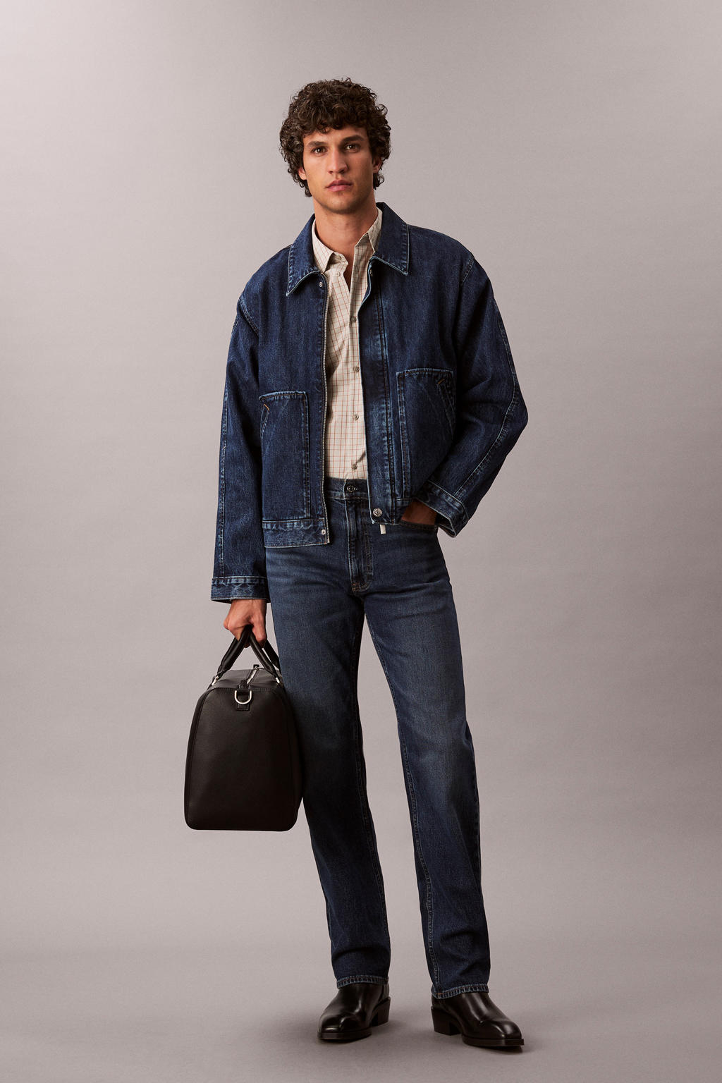 CALVIN KLEIN JEANS straight leg jeans ptr oil slick