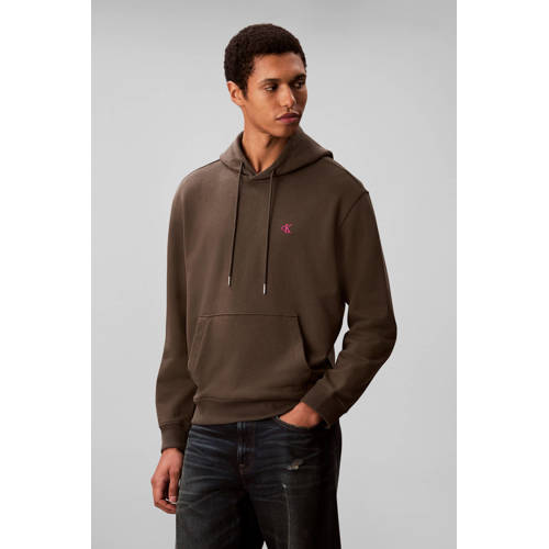 CALVIN KLEIN JEANS hoodie bruin afbeelding