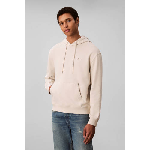 CALVIN KLEIN JEANS hoodie ecru afbeelding