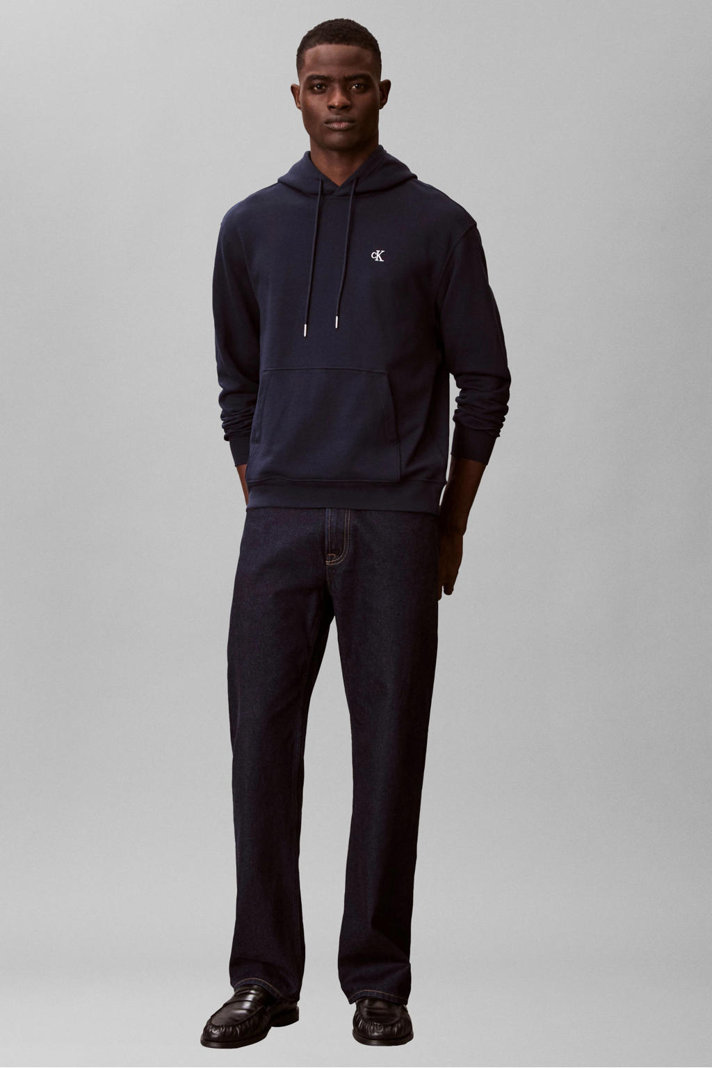 CALVIN KLEIN JEANS hoodie donkerblauw
