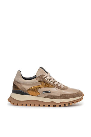 Grommi 03.03 chunky suède sneakers taupe