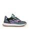 Floris van Bommel Noppi 36.13 leren sneakers aqua/lila