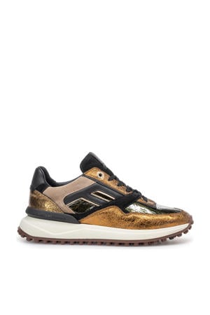 Noppi 36.14 leren sneakers brons