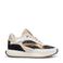 Floris van Bommel Suvi 02.10 gevoerde leren sneakers wit/panter