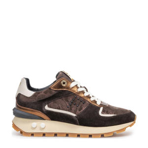 Blokki 05.07 leren sneakers donkerbruin