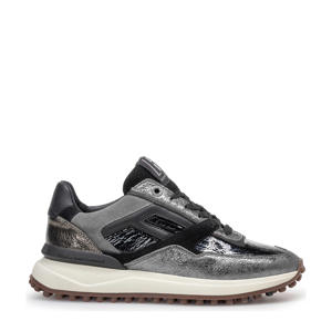 Noppi 36.15 leren sneakers zilver