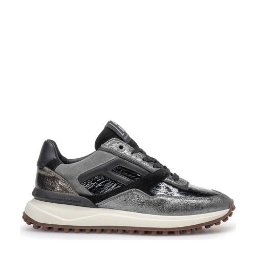 Floris van Bommel Noppi 36.15 leren sneakers zilver afbeelding