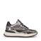 Floris van Bommel Noppi 41.00 leren sneakers zilver