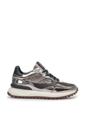 Noppi 41.00 leren sneakers zilver