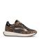 Floris van Bommel Suvi 02.00 suède sneakers zwart/cognac/panter
