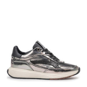 Suvi 02.08 leren sneakers zilver metallic