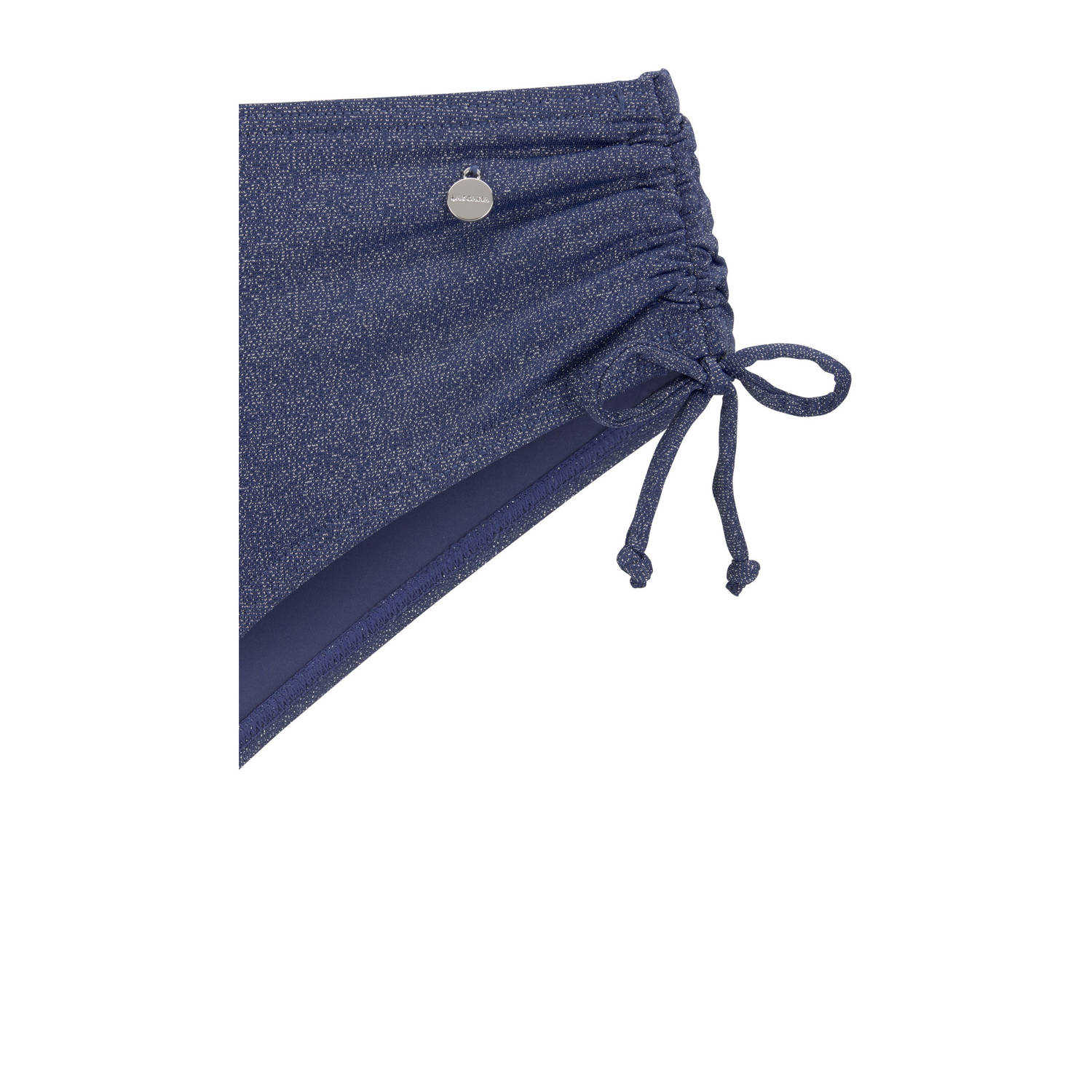 Lascana bikinibroekje met lurex donkerblauw
