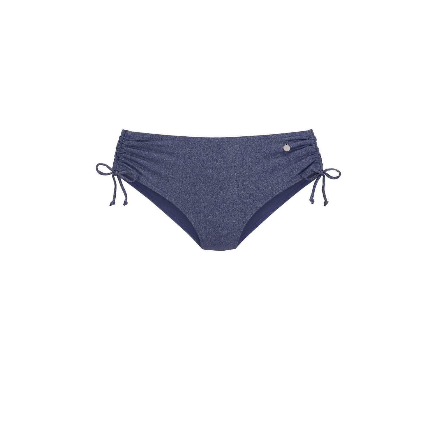 Lascana voorgevormde beugel bikinitop met lurex donkerblauw