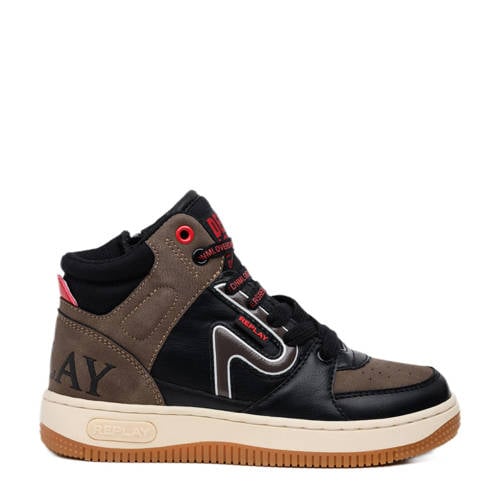 REPLAY Epic JR 8 sneakers bruin/zwart afbeelding
