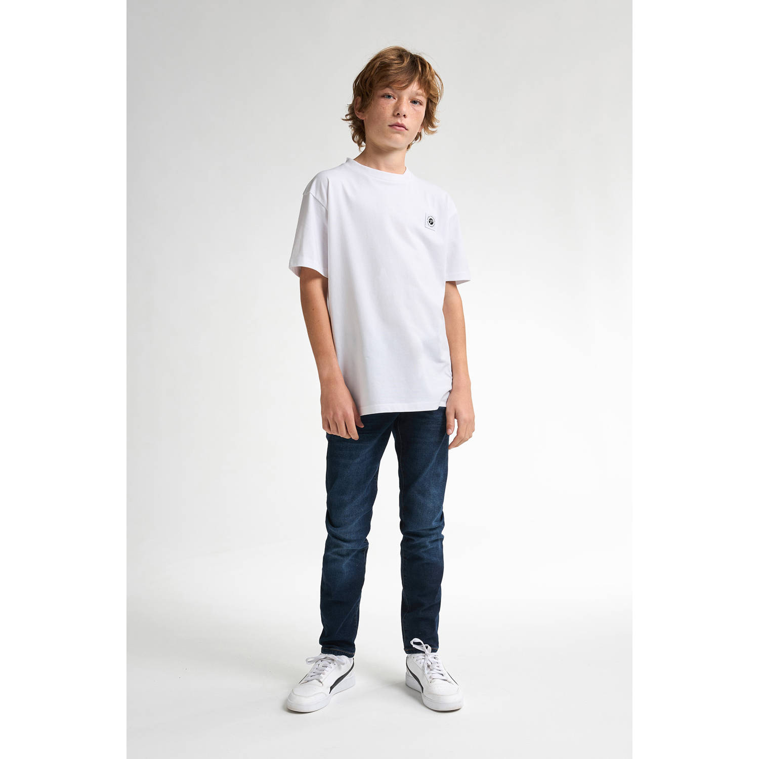 Petrol Industries tapered jeans dark blue denim