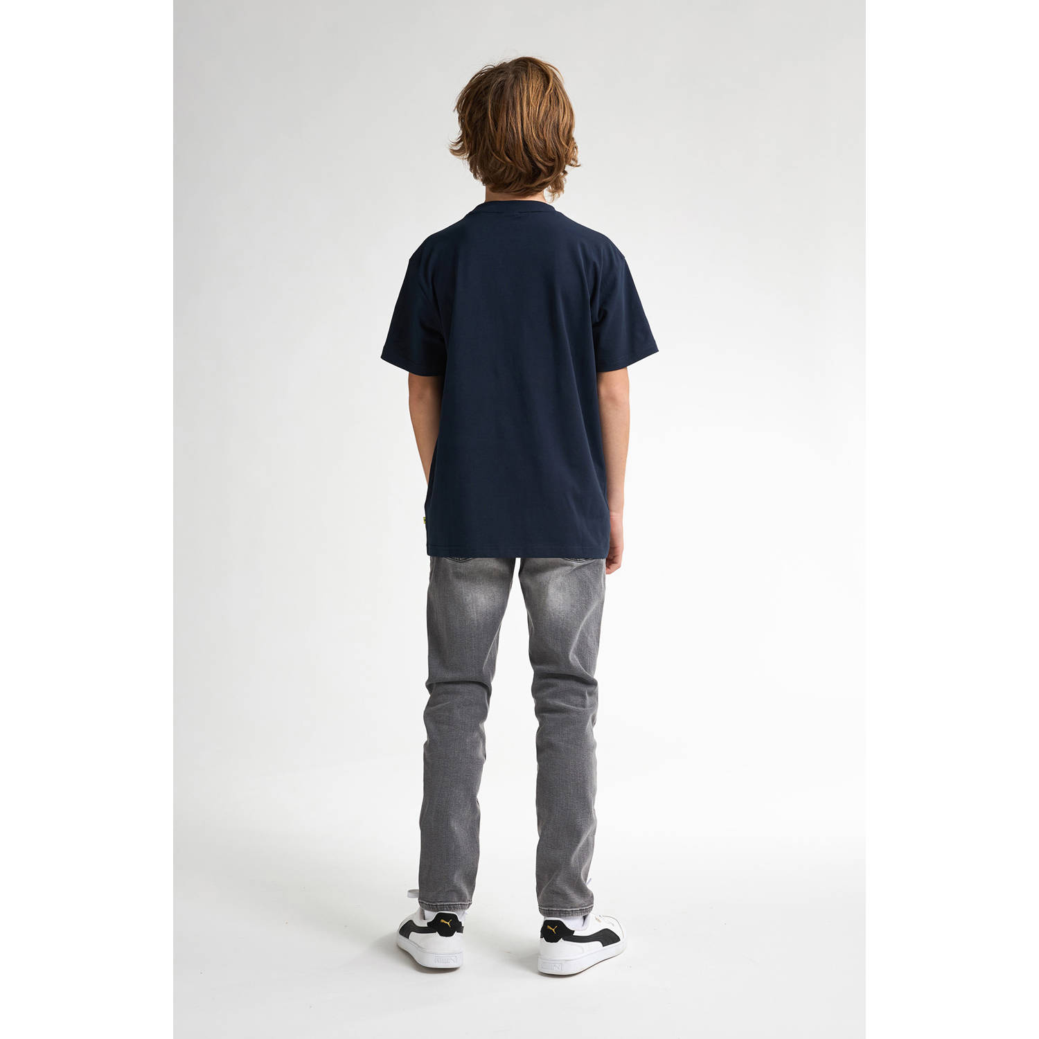Petrol Industries tapered jeans grey denim