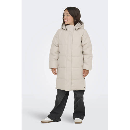 KIDS ONLY GIRL gewatteerde jas lichtbeige afbeelding