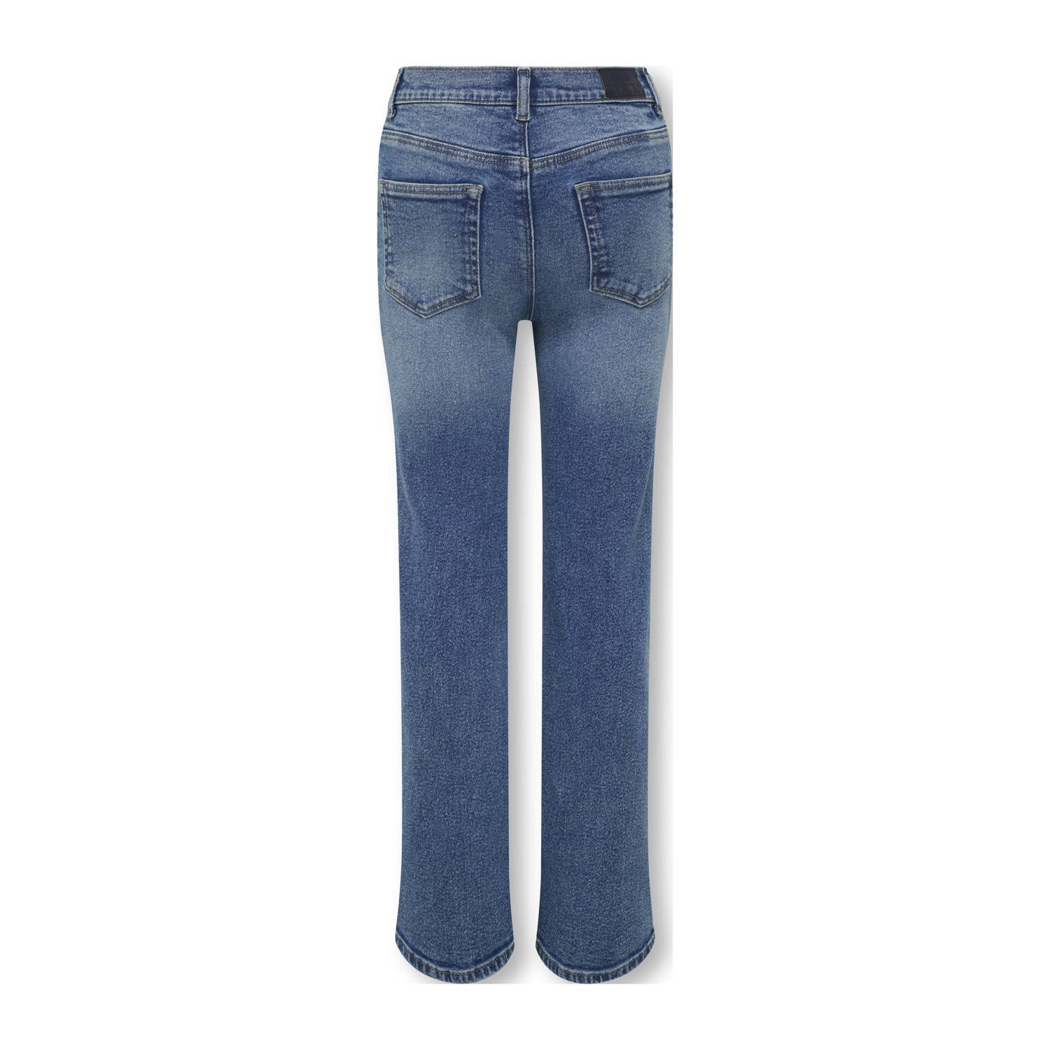 ONLY KIDS GIRL wide leg jeans medium blue denim